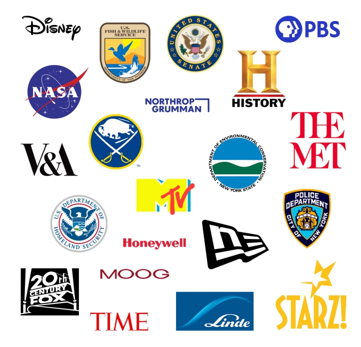 Montage of logos