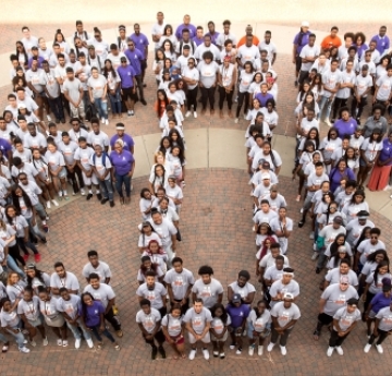 Group of EOP students